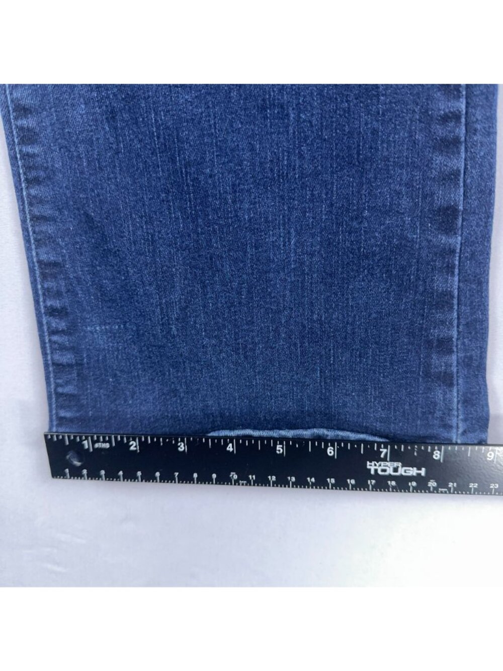 Signature By Levi Strauss Jeans Size 14 Large Bootcut Mid Rise Blue Dark Wash - Picture 12 of 13